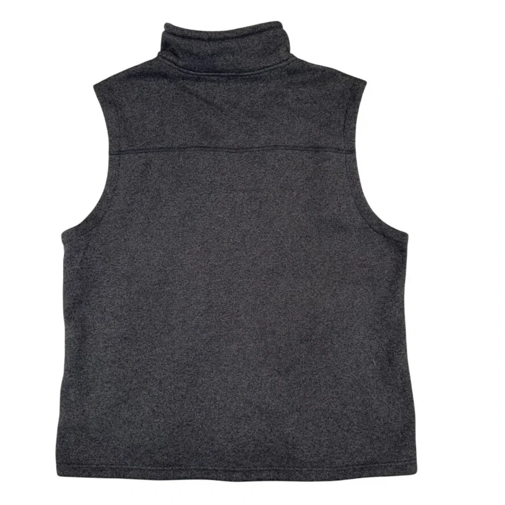 The North Face Mens Gordon Lyons Fleece Vest Dark Gray Heather XXL Full Zip